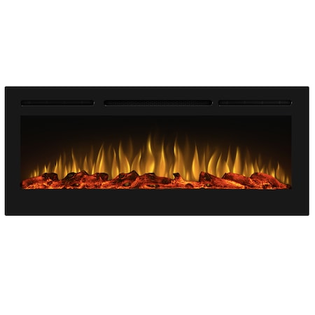 Semineu liniar Prestige 50" negru